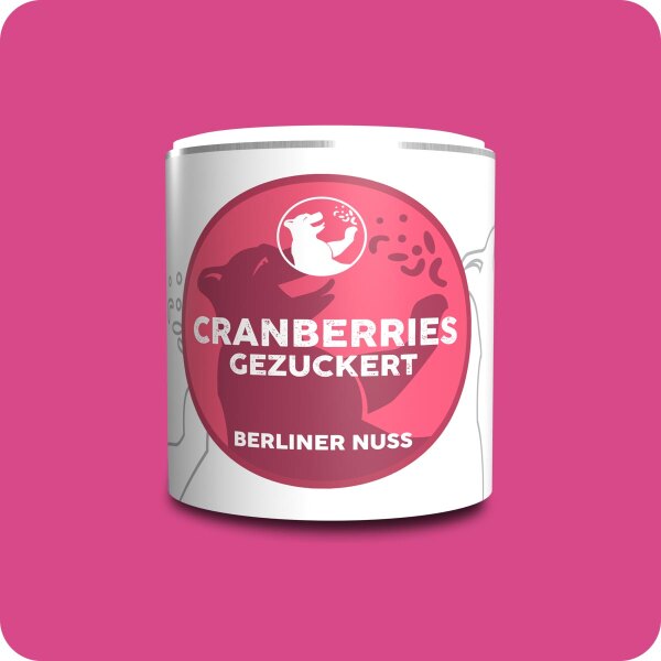 Cranberries gezuckert