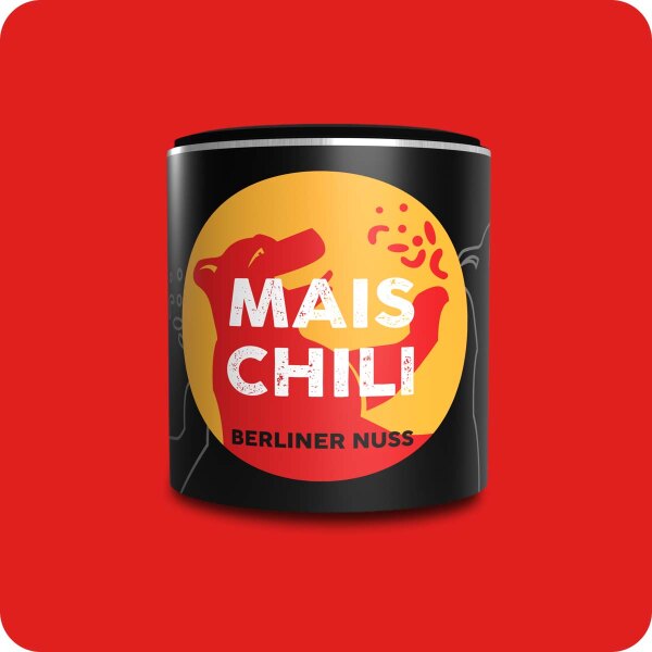 Gerösteter und gesalzener Mais mit Chili
