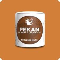 Pekan halbiert und ungeröstet