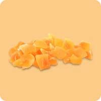 Cantaloupe-Melonen Stücke