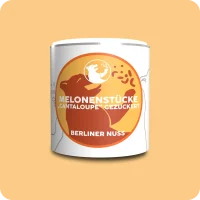 Cantaloupe-Melonen Stücke 100g