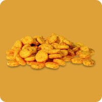 Gebackene Reiscräcker mit Curry 300g