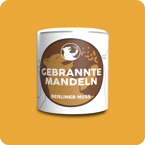 Frisch gebrannte spanische Mandeln