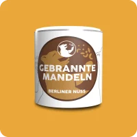 Frisch gebrannte spanische Mandeln