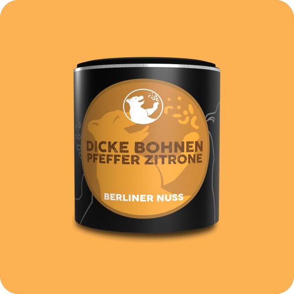 Geröstete Dicke Bohnen mit Pfeffer-Zitrone Aroma 70g