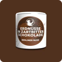 Erdnüsse in Zartbitterschokolade