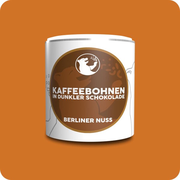 Kaffeebohnen umhüllt mit dunkler Schokolade
