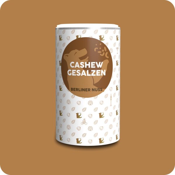 Cashewkerne in Heißluft geröstet und mit Meersalz verfeinert 250g