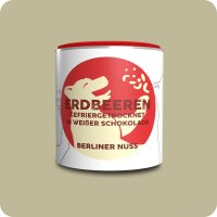 Gefriergetrocknete Erdbeeren in weißer Schokolade 130g