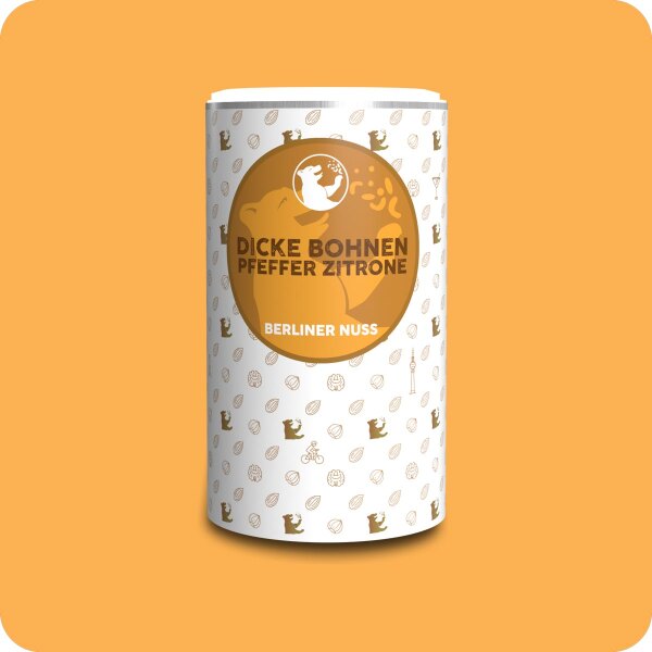Geröstete Dicke Bohnen mit Pfeffer-Zitrone Aroma 150g