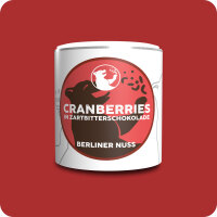 Cranberries in Zartbitter-Schokolade