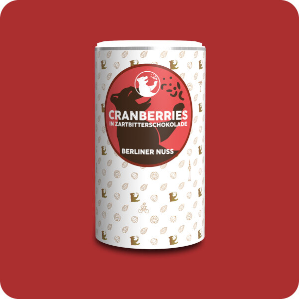 Cranberries in Zartbitter-Schokolade 300g